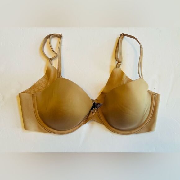 Victoria's Secret Dpuble Lined Demi Bra Sz 34C Nude Underwire Support - Picture 1 of 3
